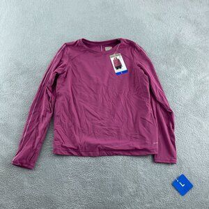 Mondetta Womens Active Long Sleeve Top L Recycled Semi-Fitted NWT 5892